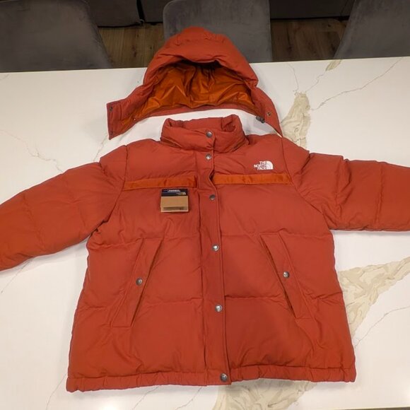 The North Face Forester Down Puffer Jacket Picante Red Women's XL Winter Coat - Picture 3 of 14